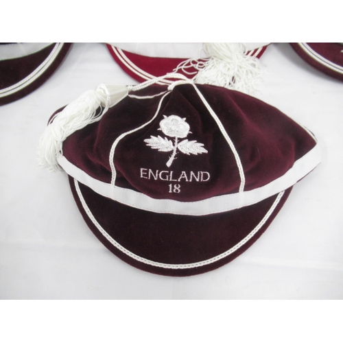 949 - Four England rugby related Honour caps