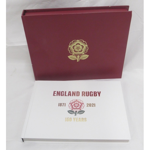 950 - Large collection of Rugby books, programmes, DVDS, etc. to inc. England 150 Years Collectors Edition... 