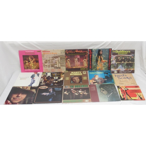 937 - Assorted collection of LPs to inc. Bob Dylan, Johnny Cash, Fats Domino, Ray Charles, Kylie Minogue, ... 