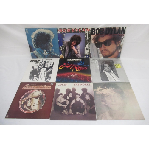 937 - Assorted collection of LPs to inc. Bob Dylan, Johnny Cash, Fats Domino, Ray Charles, Kylie Minogue, ... 