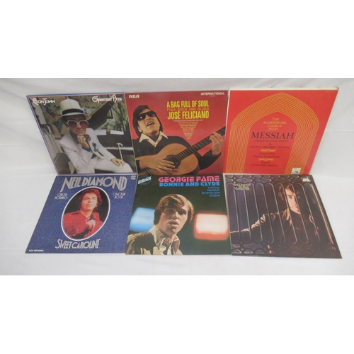 937 - Assorted collection of LPs to inc. Bob Dylan, Johnny Cash, Fats Domino, Ray Charles, Kylie Minogue, ... 