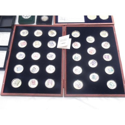 713 - Large assorted collection of silver proof coins and other coins to inc. Westminster silver proof coi... 