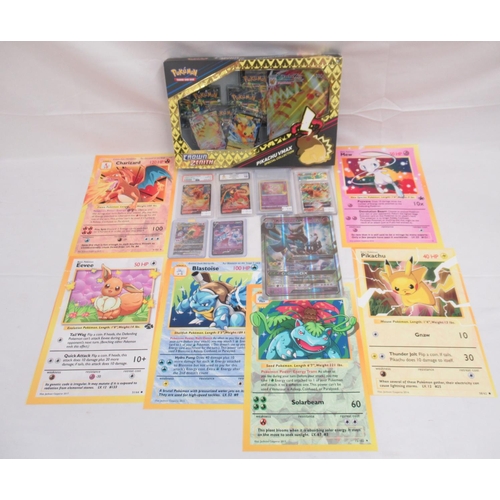 300 - Pokémon - Crown Zenith Pikachu VMax Special Collection box set, MGC 2022 Pokémon Charizard V Brillia... 