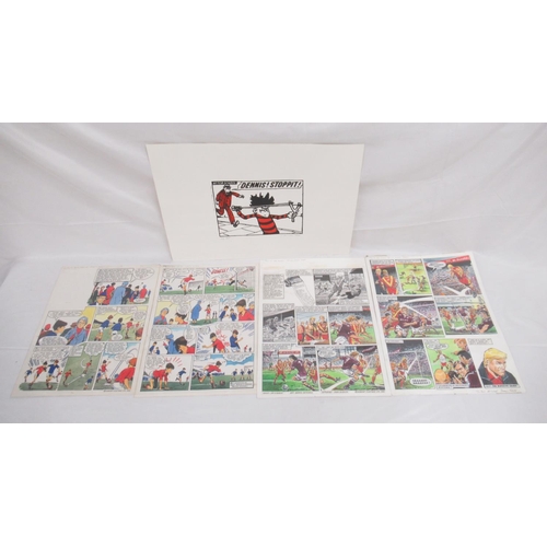 304 - J.P.Reynolds 2004 Beano Limited Edition print 'After School Dennis! Stoppit! 5/6, Billy Boots origin... 