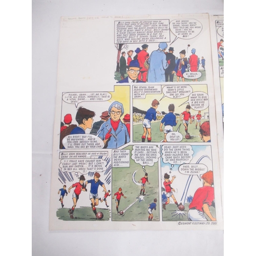 304 - J.P.Reynolds 2004 Beano Limited Edition print 'After School Dennis! Stoppit! 5/6, Billy Boots origin... 