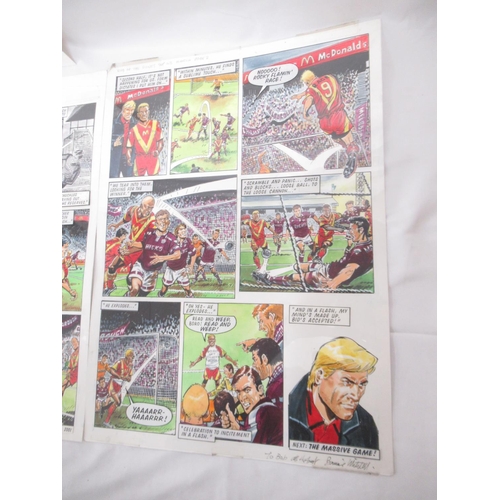 304 - J.P.Reynolds 2004 Beano Limited Edition print 'After School Dennis! Stoppit! 5/6, Billy Boots origin... 