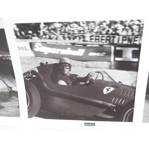 912 - 3 Motor Sport Parting Shot prints, 13 other motor sport prints, Motor sport Phonecard collection and... 