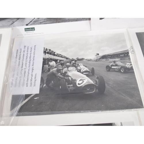 912 - 3 Motor Sport Parting Shot prints, 13 other motor sport prints, Motor sport Phonecard collection and... 