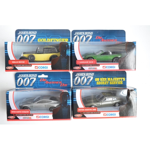 205 - Collection of diecast James Bond themed car and vehicle models/sets to include 7x Corgi individual v... 