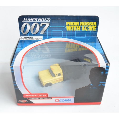 205 - Collection of diecast James Bond themed car and vehicle models/sets to include 7x Corgi individual v... 