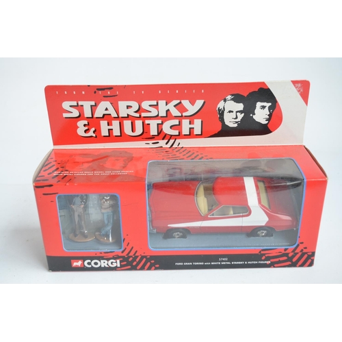 213 - Six boxed film and television themed diecast model car sets, all with figures to include 57403 Kojak... 