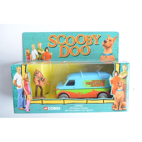 214 - Nine boxed film, television, music and celebrity themed diecast model car sets from Corgi, most with... 