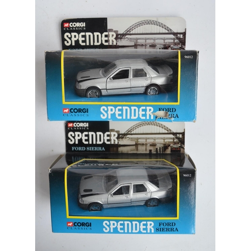 215 - Nine boxed British film themed diecast model car sets from Corgi, 3 with figures to include 2x 96012... 