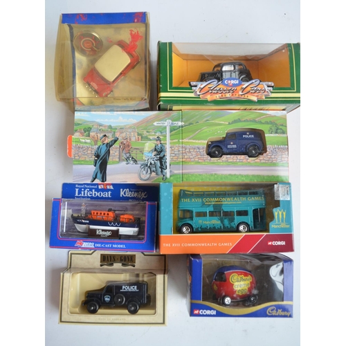 218 - Mixed lot of diecast models and board games to include Corgi  limited edition CC20103 Fowler Showman... 