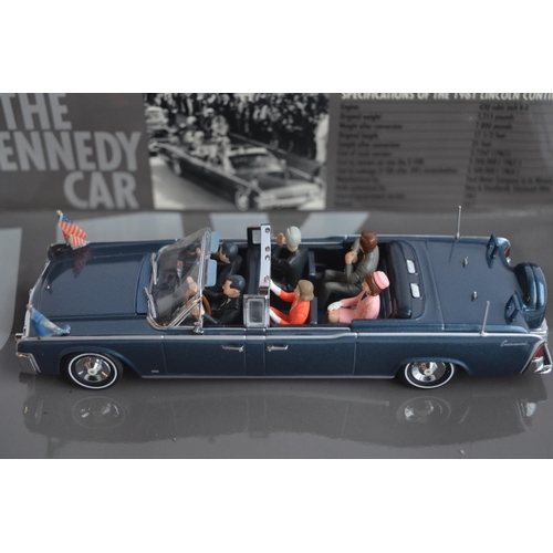 219 - Minichamps 1/43 scale diecast Presidential Vehicles Series No1 1961 Lincoln Continental Presidential... 