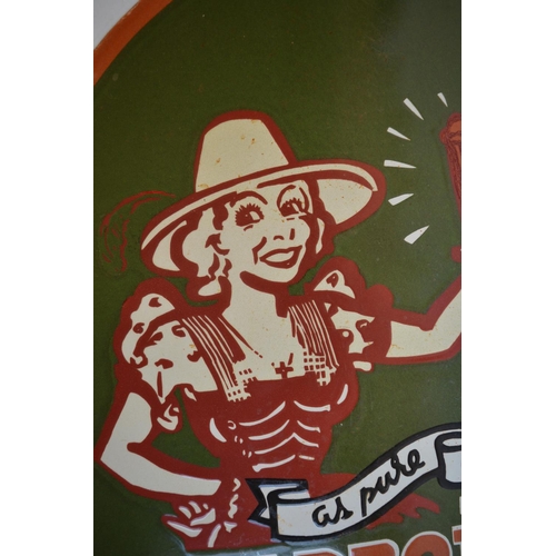 920 - Enamel steel plate advertising sign for Dr Englich Goldbottle Beer, 61.7x47cm