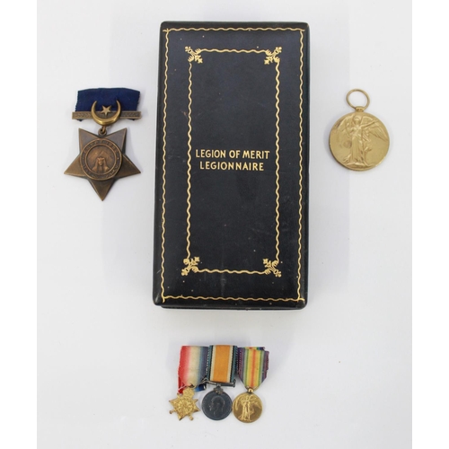 1060 - Khedive Star 1882 (Egypt). Victory Medal. To 2578 Sepoy Muzaffar Khan 1-22 Pjb IS. Miniature Victory... 