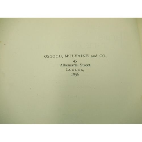 879 - Hardy(Thomas) Jude the Obscure, James R Osgood Mc Ilvaine and Co., 1896, hardback, a/f