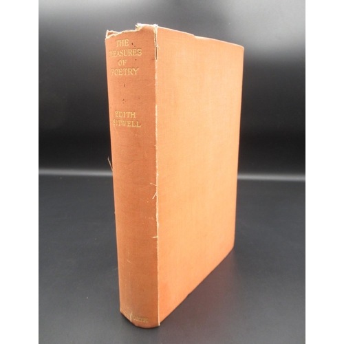 890 - Sitwell(Edith) The Pleasures of Poetry, 1st Complete Edition 1934, Duckworth, hardback, with signed ... 