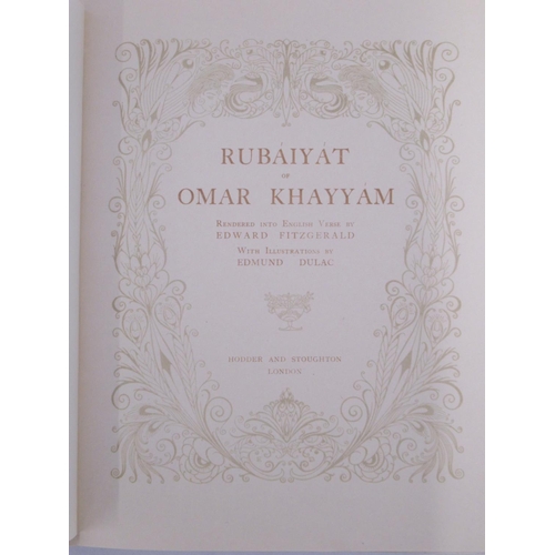 893 - Rubaiyat of Omar Khayyam, Rendered into English Verse by Edward Fitzgerald, with Illustrations by Ed... 