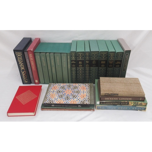 905 - Folio Society - mixed collection of Folio Society hardbacks, some w/slip-cases (20)