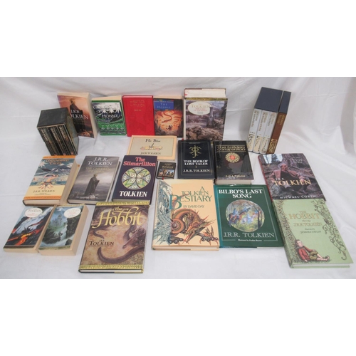 906 - Assorted collection of J.R.R. Tolkien books to inc. The Silmarillion, George Allen and Unwin 1st Ed.... 