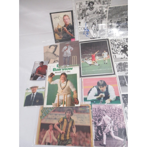 953 - Assorted collection of signed Sports photos/pictures to inc. Jonny Wilkinson, Jason Robinson, Dickie... 