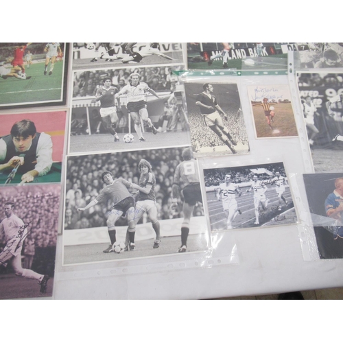 953 - Assorted collection of signed Sports photos/pictures to inc. Jonny Wilkinson, Jason Robinson, Dickie... 