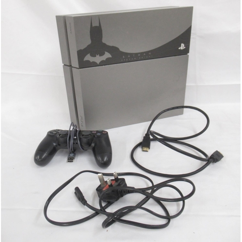 296 - PS4 Batman Arkham Knight console, with 1 controller