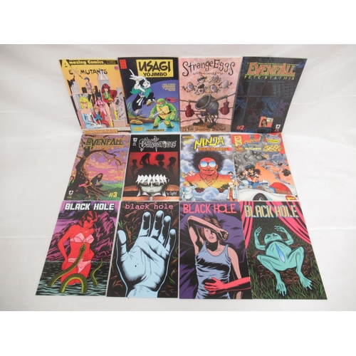 350 - Assorted collection of mixed comics to inc. Gloom Cookie, Next Exit, Pirate Club, Ex-Mutants, Ninja ... 