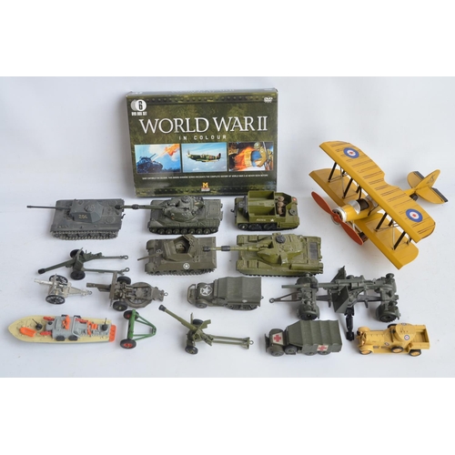 235 - Collection of diecast armour models from Dinky, Solido, Crescent Toy Co, Lone Star and Matchbox to i... 