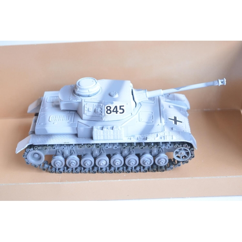 238 - Collection of 24 boxed diecast military vehicles from Verem (tanks with working metal tracks), Victo... 