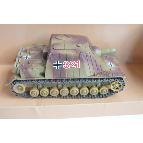 238 - Collection of 24 boxed diecast military vehicles from Verem (tanks with working metal tracks), Victo... 