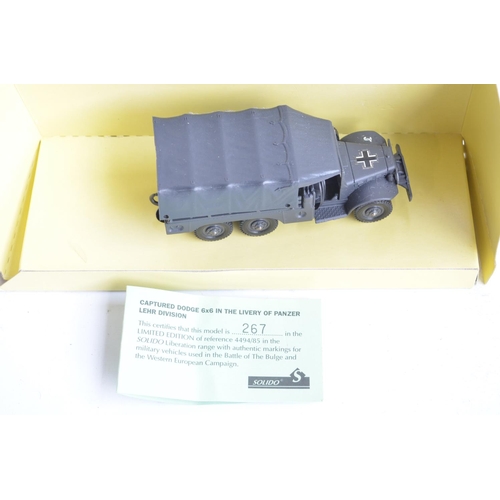 239 - Collection of ten diecast mostly German WWII armour/tank models and 9x 'Cars Of The Commanders' seri... 