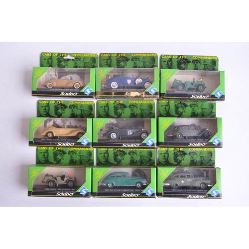 239 - Collection of ten diecast mostly German WWII armour/tank models and 9x 'Cars Of The Commanders' seri... 