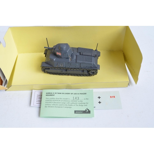 239 - Collection of ten diecast mostly German WWII armour/tank models and 9x 'Cars Of The Commanders' seri... 