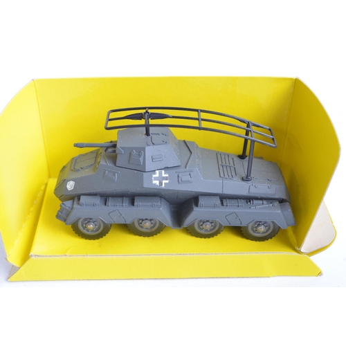 239 - Collection of ten diecast mostly German WWII armour/tank models and 9x 'Cars Of The Commanders' seri... 