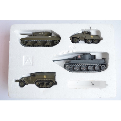 240 - Collection of diecast armour models from Solido to include 11 boxed single vehicle sets, WWII and po... 