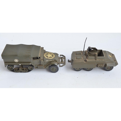 240 - Collection of diecast armour models from Solido to include 11 boxed single vehicle sets, WWII and po... 