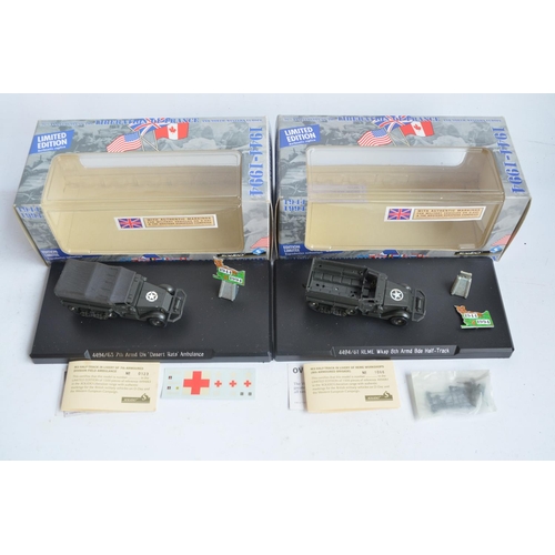 240 - Collection of diecast armour models from Solido to include 11 boxed single vehicle sets, WWII and po... 