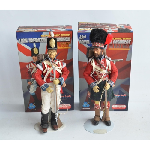 250 - Two 1/6 scale Napoleonic Series soldier figures from Modellers Loft/DiD Corp to include 'Angus', 42n... 