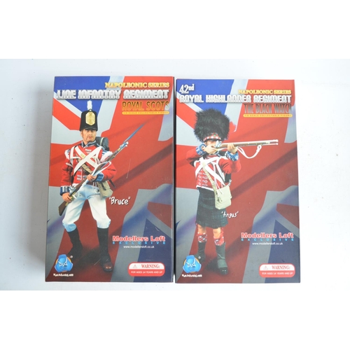 250 - Two 1/6 scale Napoleonic Series soldier figures from Modellers Loft/DiD Corp to include 'Angus', 42n... 