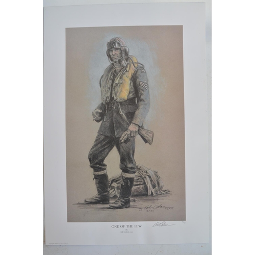 1138 - Two limited edition aircrew prints by Gil Cohen (Vector Fine Arts) to include 'One Of The Few' (78/7... 