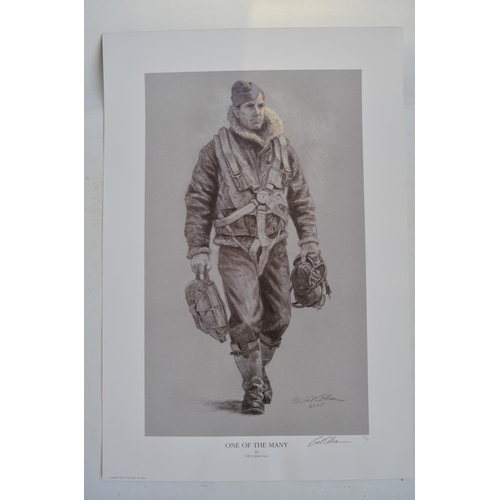 1138 - Two limited edition aircrew prints by Gil Cohen (Vector Fine Arts) to include 'One Of The Few' (78/7... 