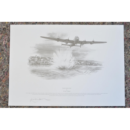 1143 - Four Dambuster themed aviation prints to include limited edition 'American Dambuster', 95/180 with C... 