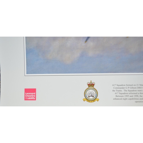 1147 - Two aviation prints by Ronald Wong to include Limited edition 'Reflecting On 70 Years' by Ronald Won... 