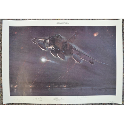 1147 - Two aviation prints by Ronald Wong to include Limited edition 'Reflecting On 70 Years' by Ronald Won... 