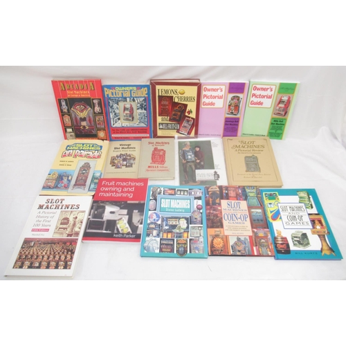 276 - Assorted collection of One Armed Bandit and Slot Machine reference/guide books relating to Mills, Je... 