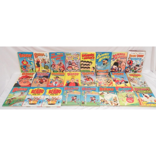 351 - Collection of Beano and Dandy annuals from the 1970s to 2000s (65)