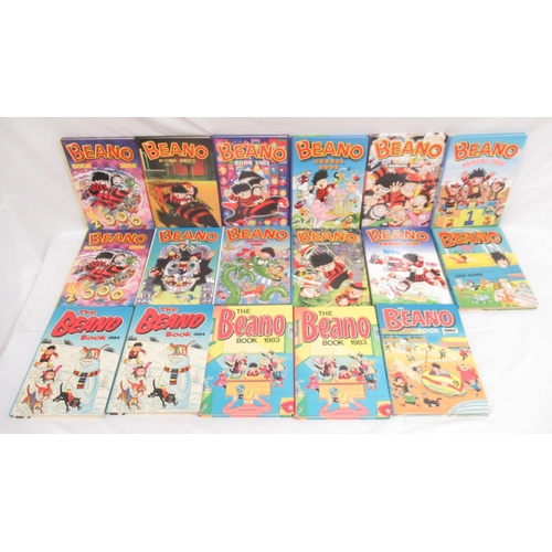 351 - Collection of Beano and Dandy annuals from the 1970s to 2000s (65)